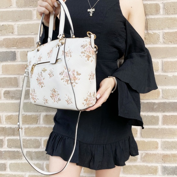 Coach Purse Top Zip satchel crossbody leather - Picture 7 of 7